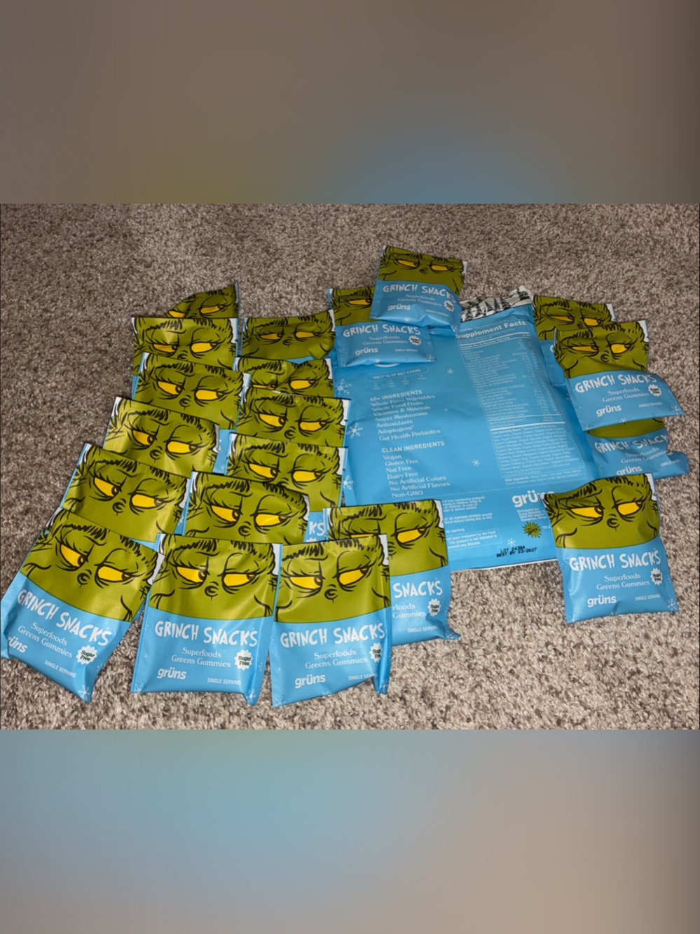 Grinch Snacks gruns